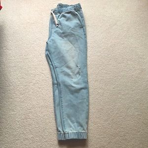 East Point Faded Blue Jean Joggers